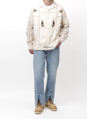 日单 oldpar克 男女同款 水洗休闲牛仔裤 opj07