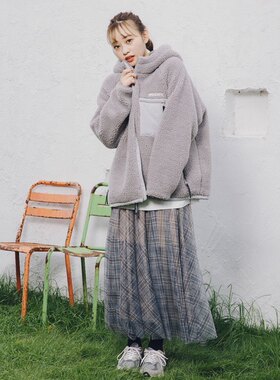 不退换日单女士棉衣新款外套羊羔