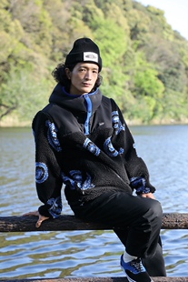 日单 挑战者 男士腰果花羊羔毛连帽外套 21AW