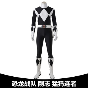 漫乐 恐龙战队美版zack猛犸象连者cosplay连体衣3666