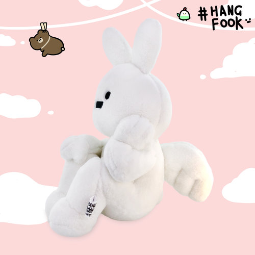 hangfook原创毛绒白色系列兔子