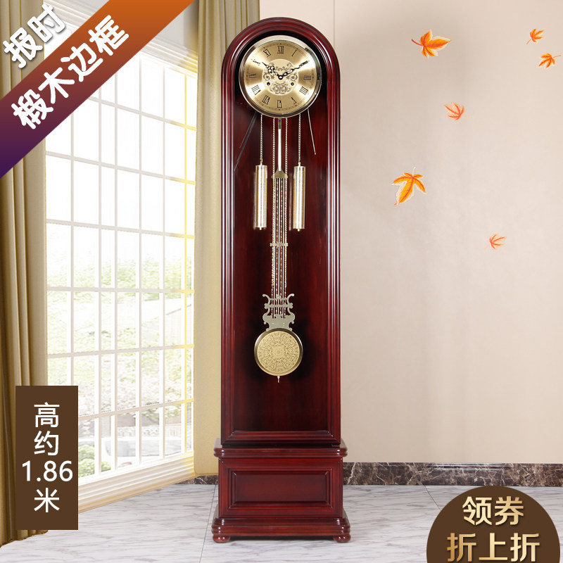 solid wood European style Mechanical Grandfather Clock Retro style Clock Clock Pendulum clock Living room clock 0816in the Home Daily , Bell , Li Zhong/Grandfather Clock  category - from Buy2taobao.com to provide professional Taobao agent buy service