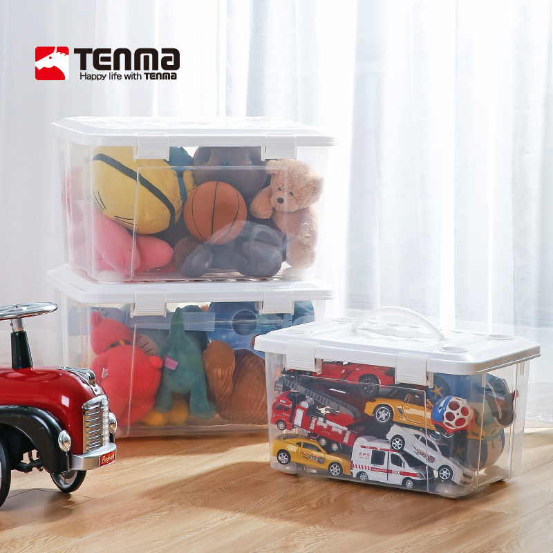 日本Tenma玩具收纳箱家用