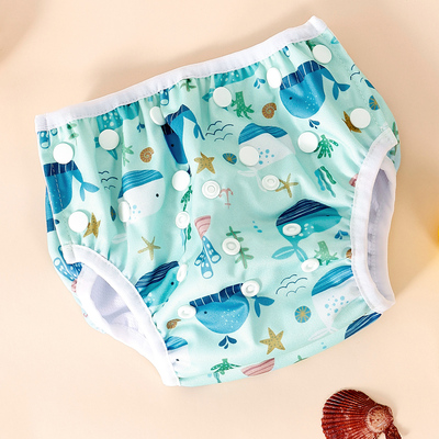 happyflute婴幼儿防水可洗泳裤