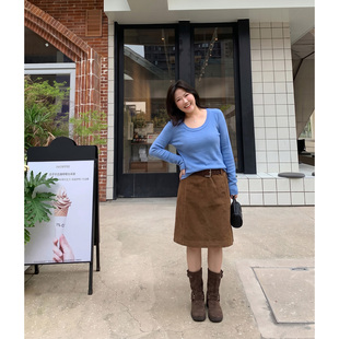Q了个T秋冬大码女装大方得体胖mm羊毛打底衫大骨架微胖女孩穿搭