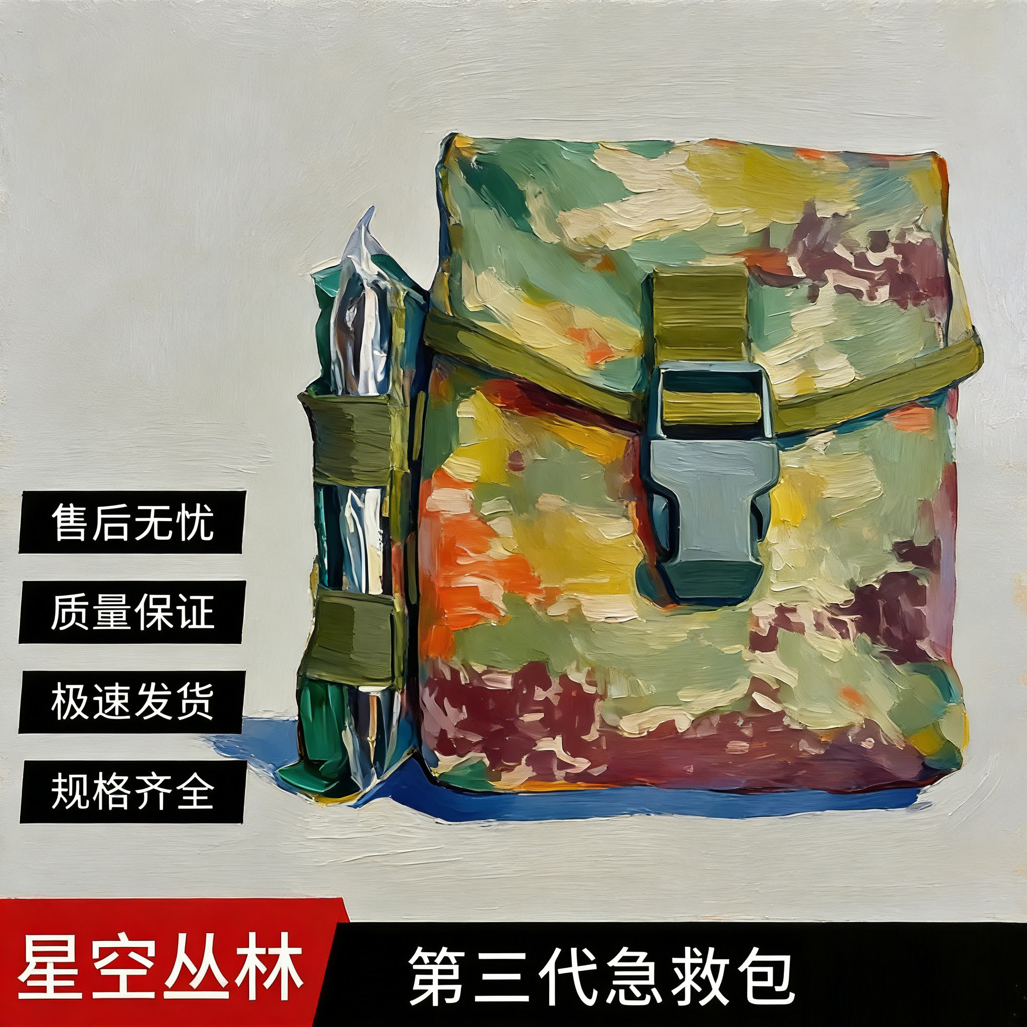 户外通用便携急救包野战战术包
