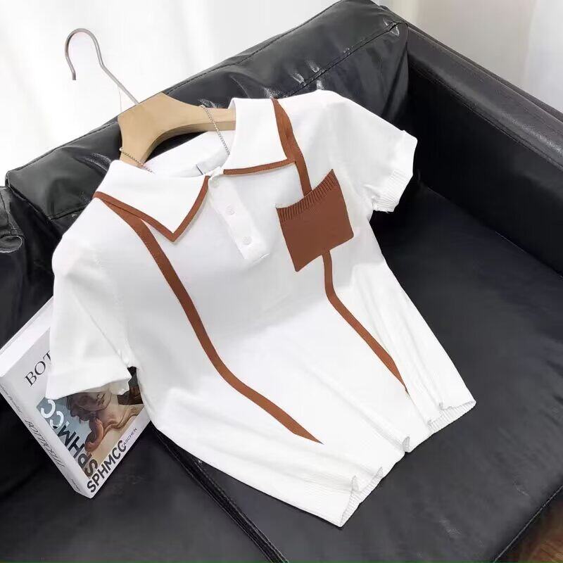 翻领短袖polo衫男潮牌夏季T恤韩版修身潮流2023新款百搭体恤上衣
