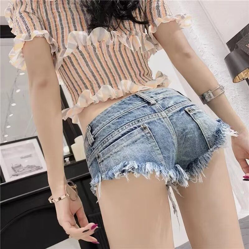 弹力牛仔裤高腰显瘦牛仔裤子紧身短裤直筒阔腿热裤女夏季2025新款