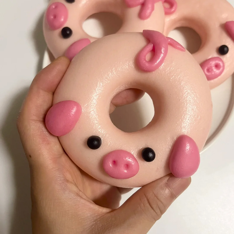小猪萌萌包子馒头甜甜圈花样造型儿童辅食DIY烘焙切模工具