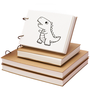 a4素描本幼儿园大班专用活页画画本A5小学生一年级8K加厚空白图画本32K儿童美术绘画马克笔不透色16K手绘本8K