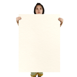 元浩全开素描纸2K水粉水彩纸40*60加厚1K/A2画画大白纸大号超大一开水粉画学生美术生专用半开对开2开160G