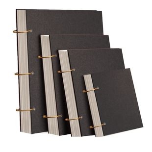 元浩32K素描本A4绘画本活页可拆卸A5画画16K/速写本儿童绘画幼儿园美术生小学生不透色随身水彩本加厚硬壳