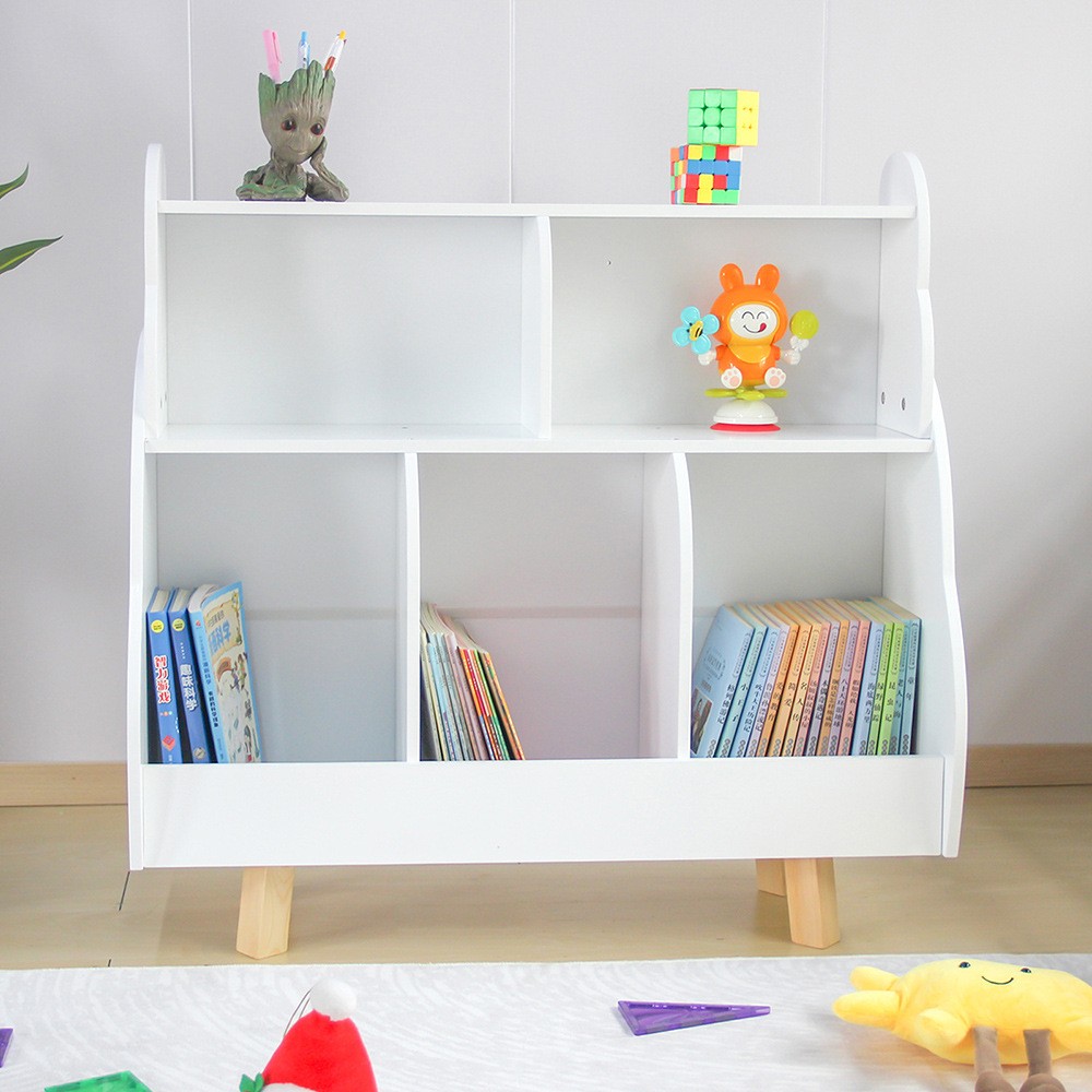 木质儿童储物架收纳柜绘本书架