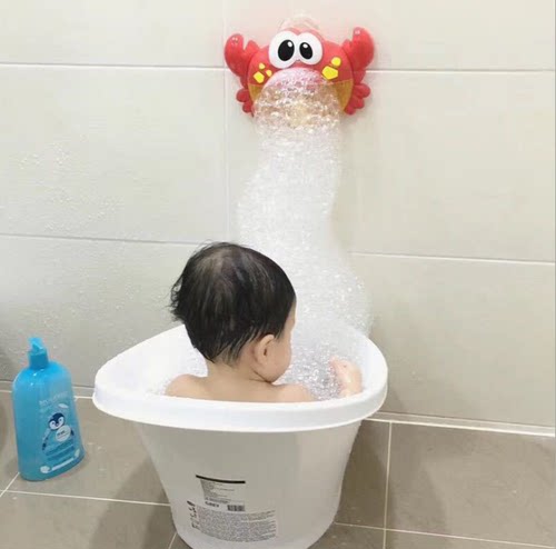 ins韩国儿童洗浴泡泡早教制造机