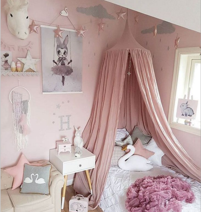 ins北欧爆款定制同款圆顶床帐