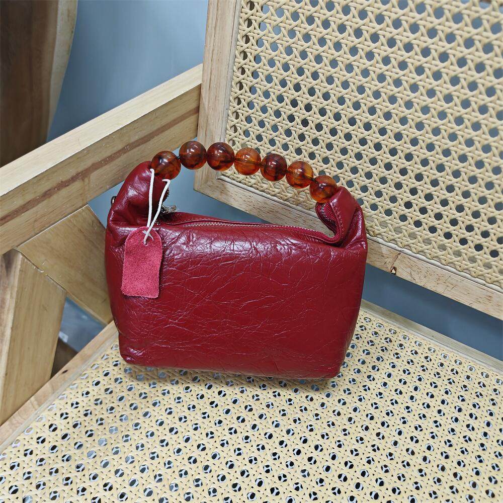 头层牛皮进口油蜡牛皮枕头软皮清仓大甩卖专柜库存特价真皮女士包