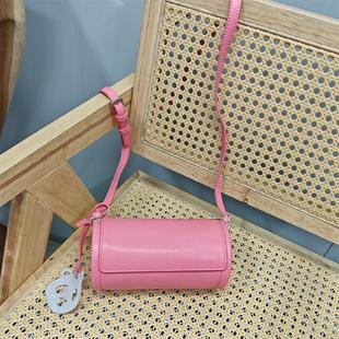 真皮枕头斜挎包包女2025新款 外贸出口尾货专柜能拍库存清货女小包