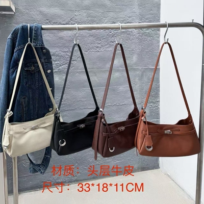 品牌清货库存捡漏真皮斜挎女包