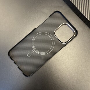 适用于苹果15promax凯夫拉手机壳细纹600D磁吸iPhone15pro芳纶纤维14pm保护套14真碳纤维13promax金属圈16pro