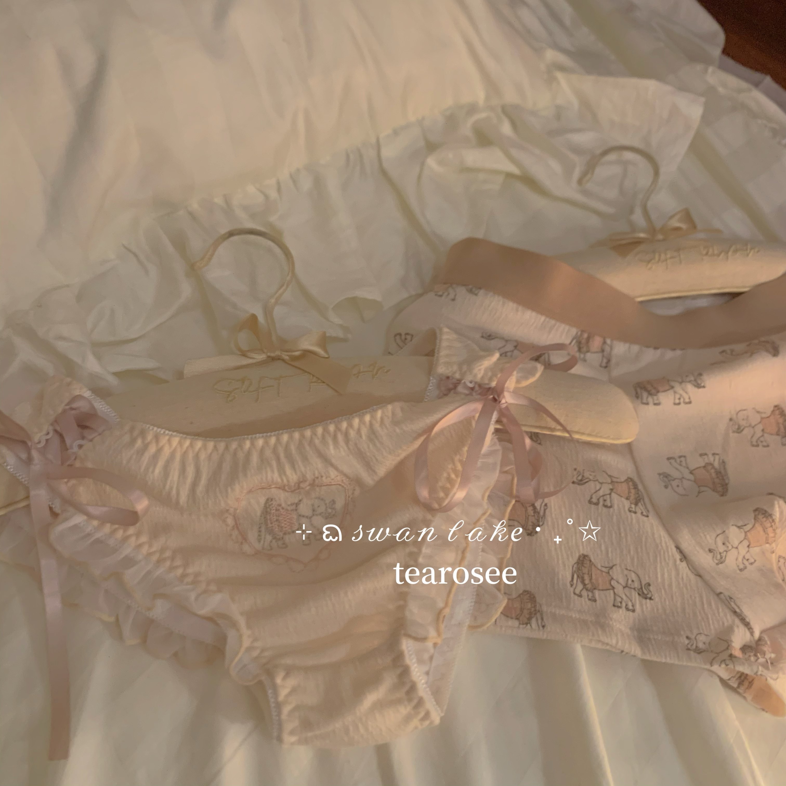 情侣日系可爱少女印花棉质内裤