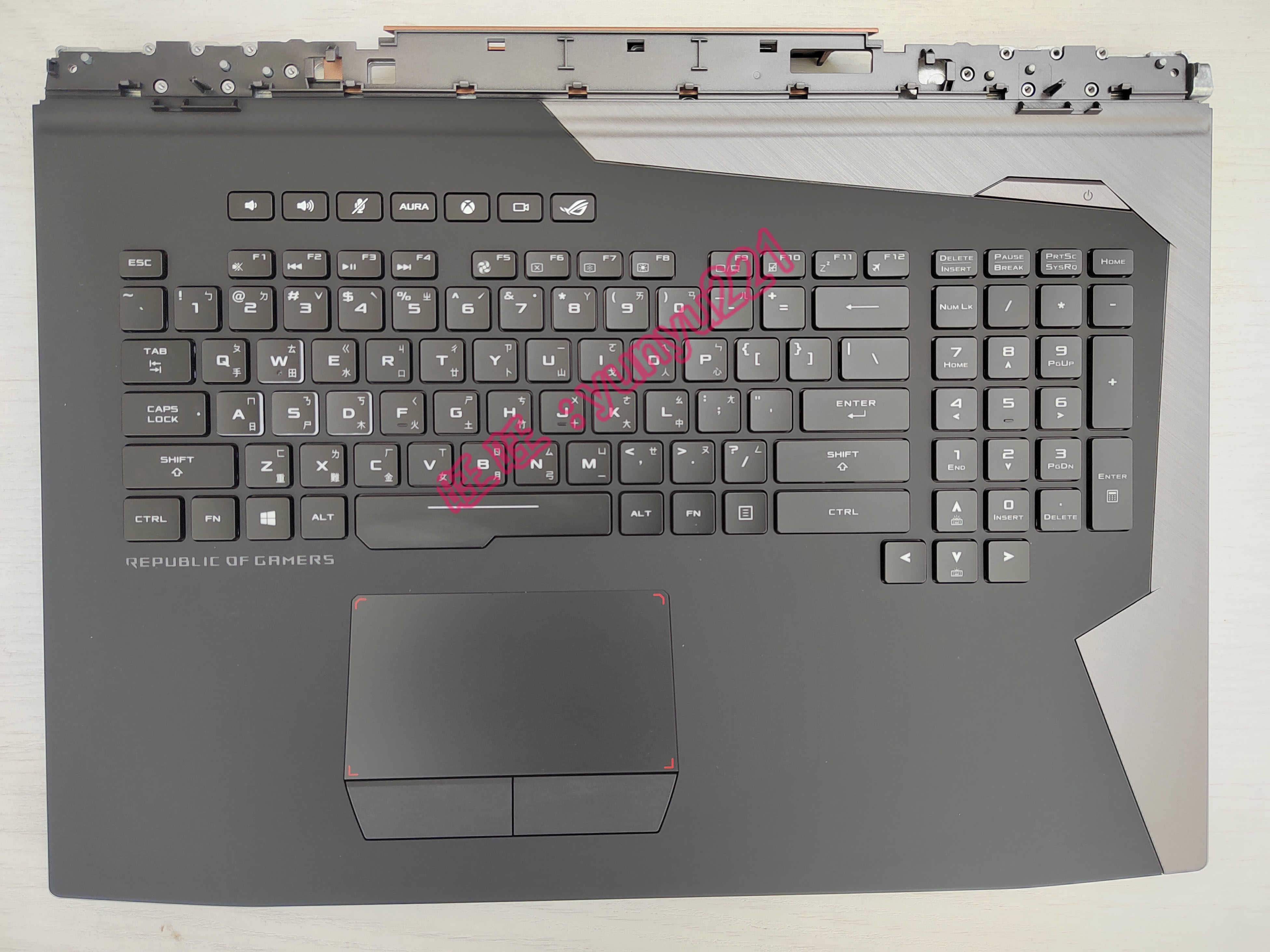 华硕 超神2S G703 G703V G703VI G7CX G703GL 繁体中文注音CH键盘