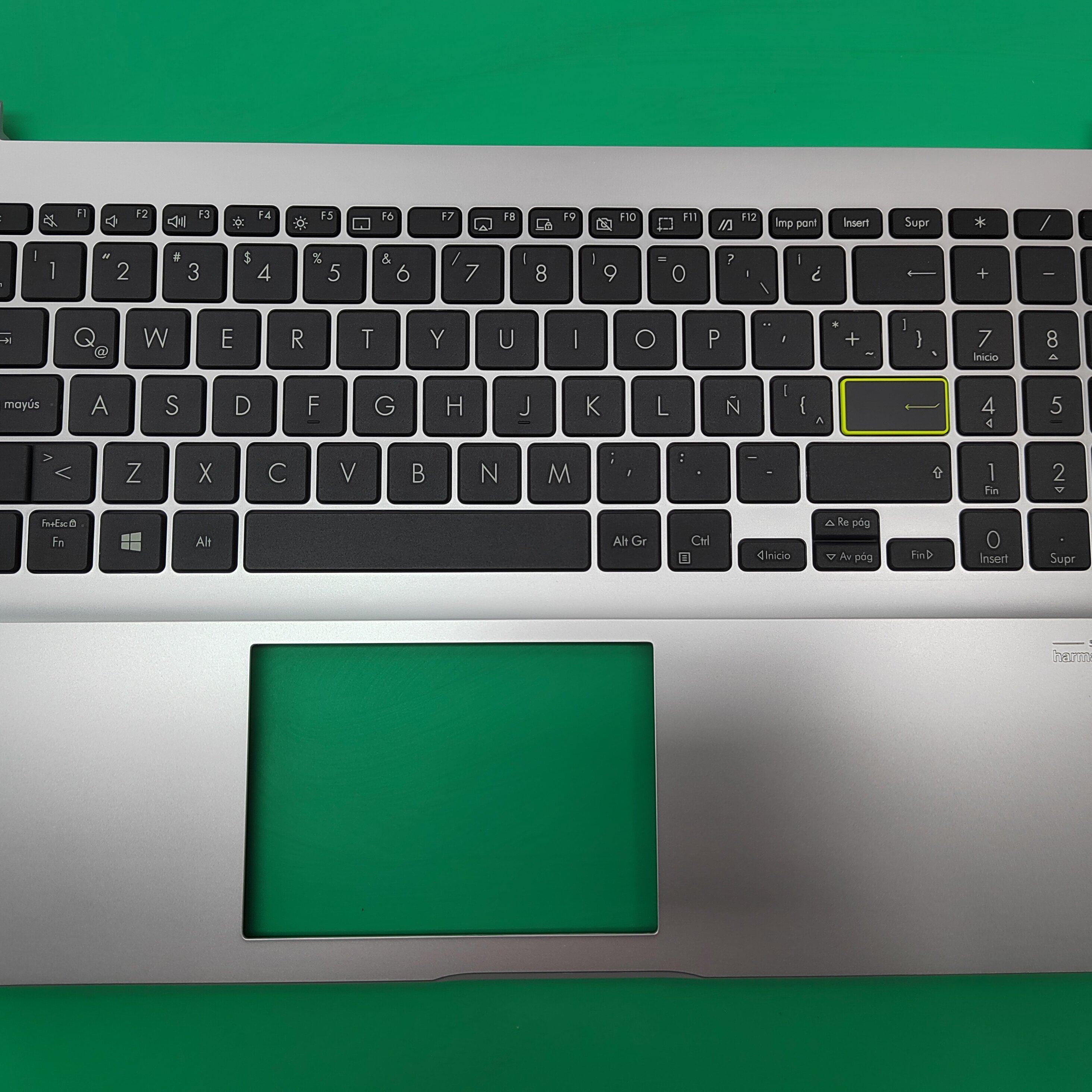 全新华硕 ASUS X513 X513EA X513IA 键盘 C壳掌托 银色 LA 拉丁文