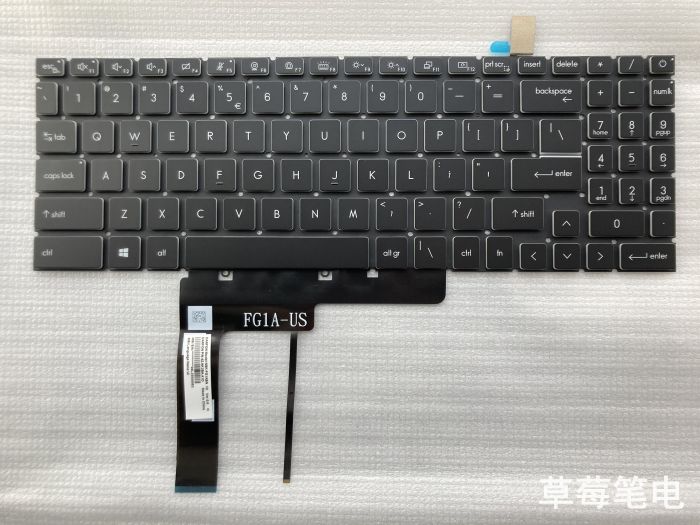 MSI 微星 MS-1582/17L1/17H3 GF66 繁体中文注音仓颉 键盘TW CH