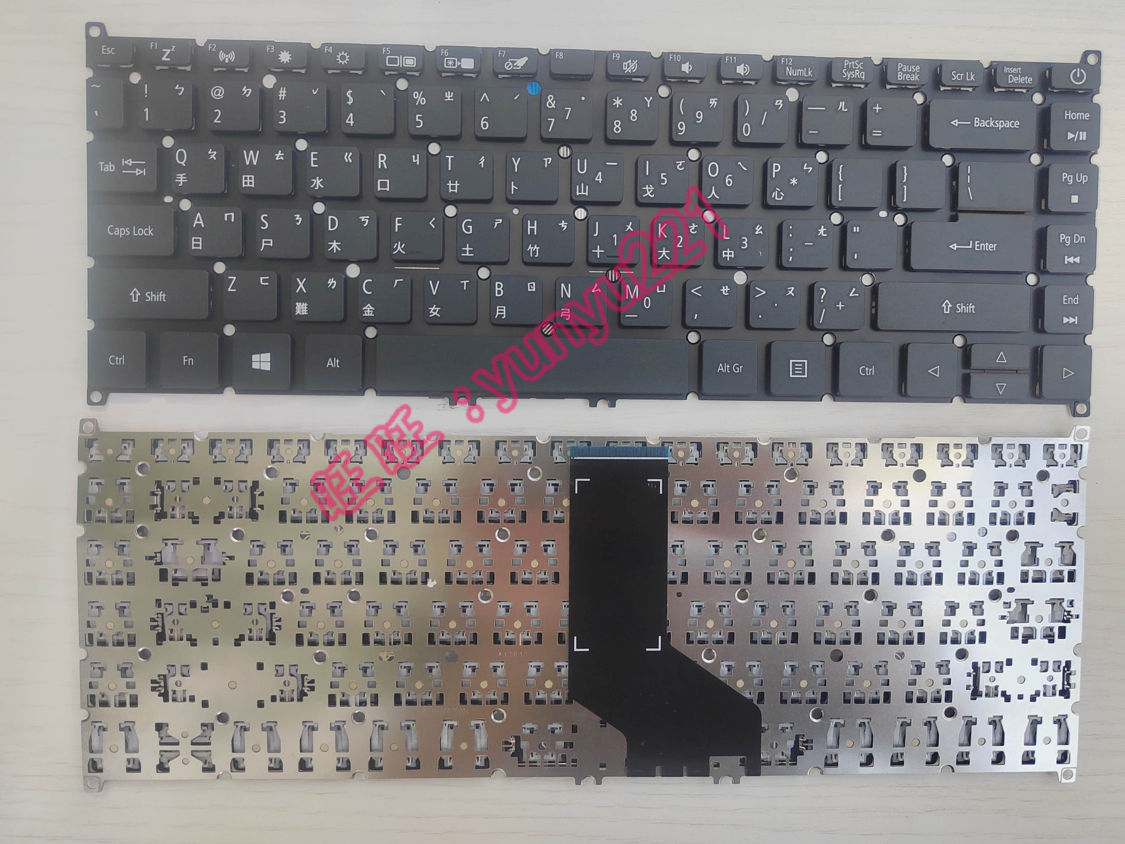 ACER 宏碁TMP414  TMP40-51-55YH  N18P4 繁体中文注音CH TW 键盘