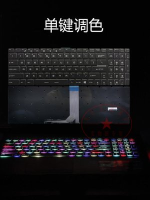 微星GP75 GP65 GL65 GL75 GL63 GT76 GE65 GE75 GS73繁体中文键盘