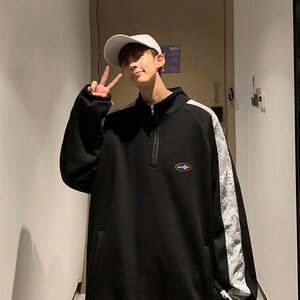 男秋冬新款立领卫衣外套W15P40图片