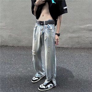 男夏季新款直筒牛仔裤NT280P42图片