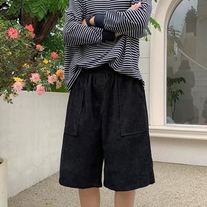 夏季短裤男大口袋工装五分裤潮牌ins宽松休闲运动裤衩薄D106P25图片