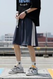 编织粗绳织带运动短裤男夏季装潮胖人宽松休闲五分裤衩GDK18P34，男装休闲裤，星座1116-2