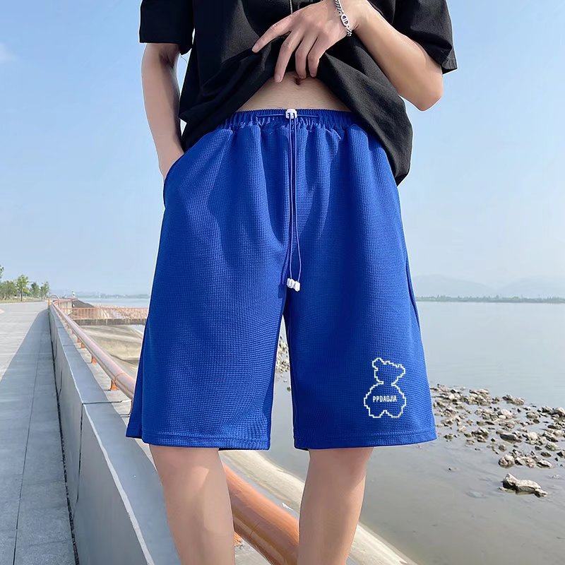 夏季短裤宽松型运动裤青春流行休闲裤新款潮男直筒R12P20图片