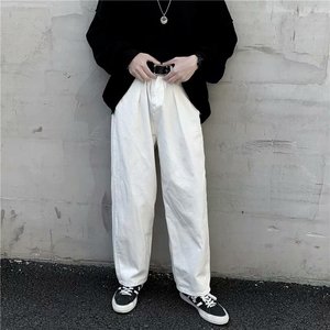 男士宽松直筒牛仔裤水洗裤子青春潮牌流行K255P35图片