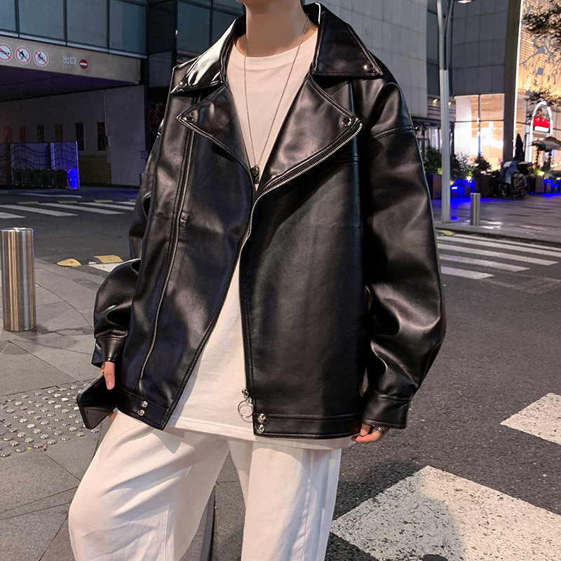 男秋冬机车皮衣pu皮外套J27P70图片