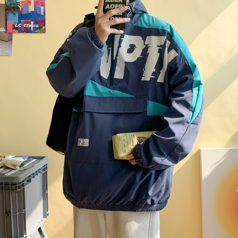男秋冬新款双层冲锋衣夹克P70图片