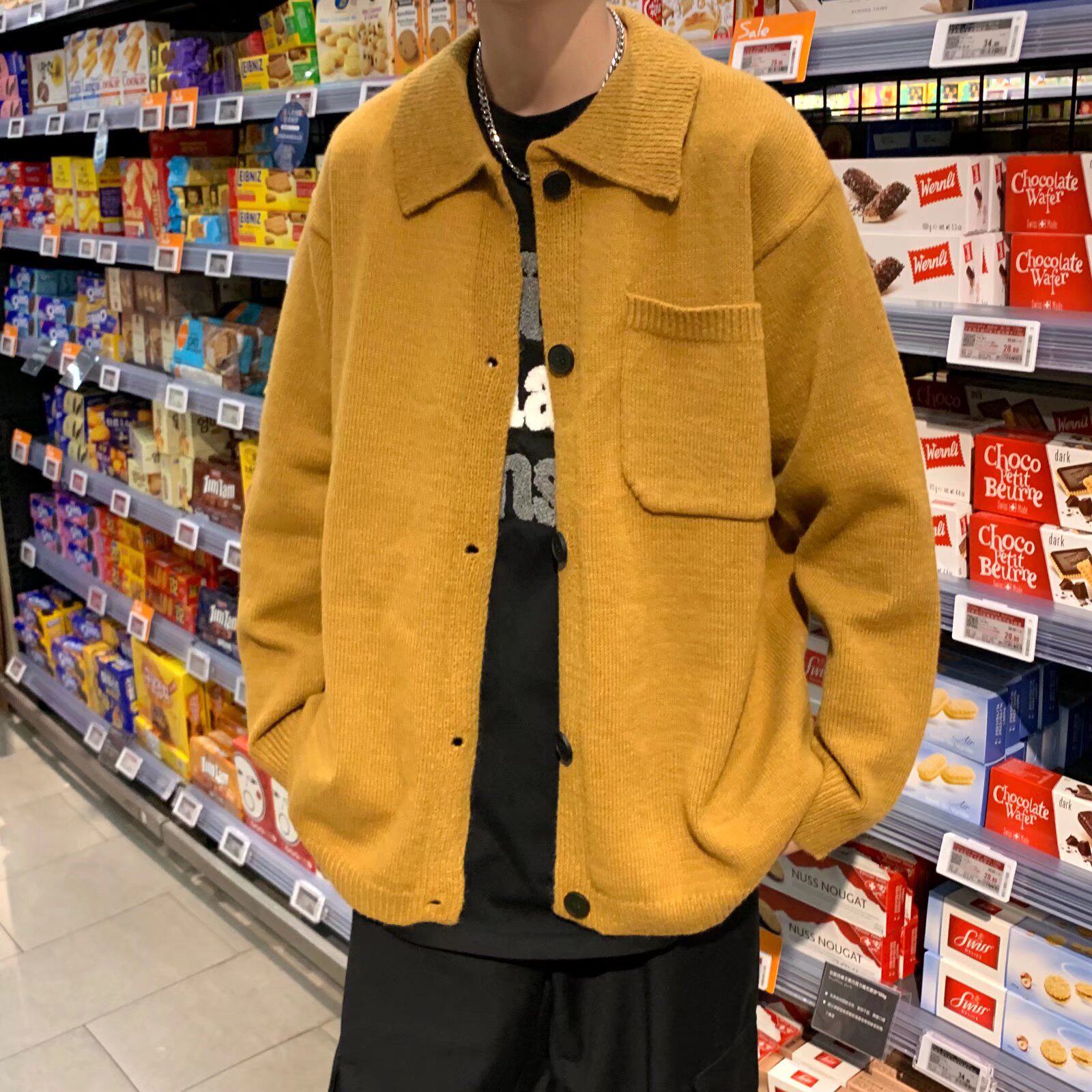 男秋冬新款加厚针织衫毛衣外套M0115P55，男装针织衫/毛衣，星座1116-2