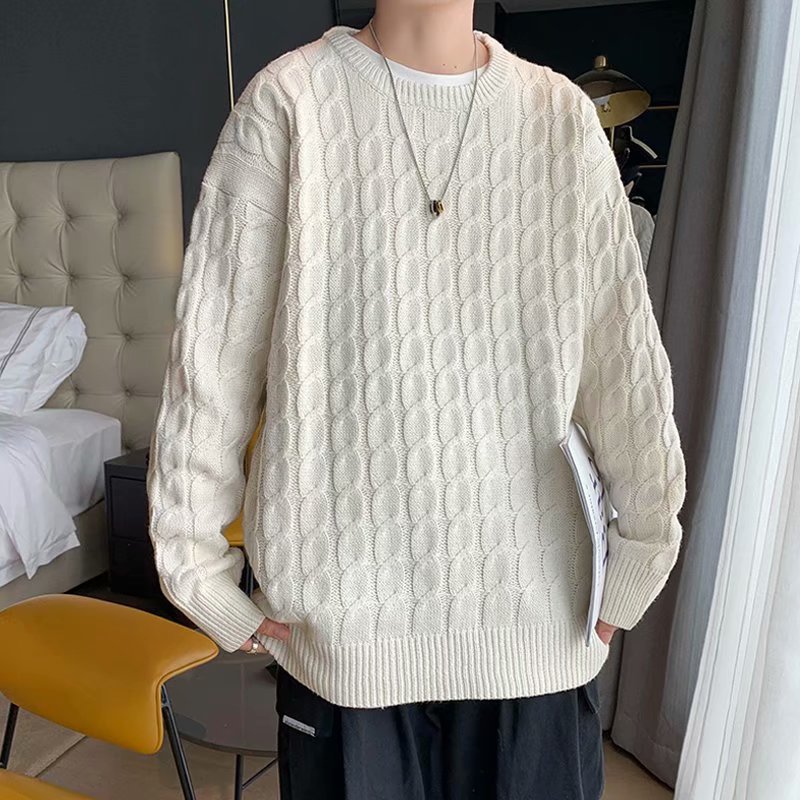 毛衣男秋冬季纯色针织衫M8805P45图片
