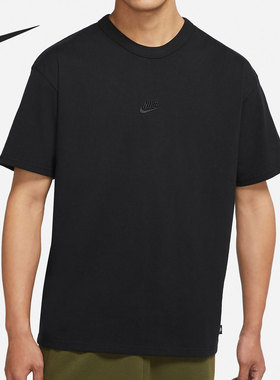 Nike/耐克官方正品男子舒适短袖针织圆领休闲运动T恤 DO7393-010