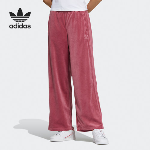 阿迪达斯三叶草女子宽松阔腿裤
