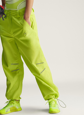 Adidas/阿迪达斯正品新款女士户外经典宽松抽绳直筒长裤JG5783