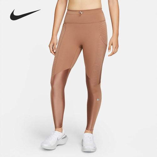 Nike/耐克正品休闲女子RUN Epic Luxe夜跑紧身裤 DD6856-256