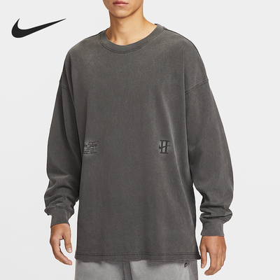 耐克男士圆领套头运动长袖上衣