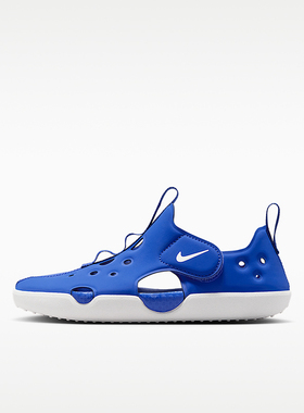 Nike/耐克正品夏季款儿童运动魔术贴耐磨经典镂空凉鞋HF6277-400