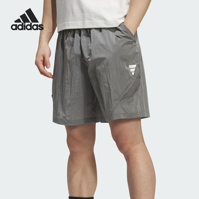 Adidas/阿迪达斯正品夏季款男士宽松透气梭织耐穿运动短裤KB5974