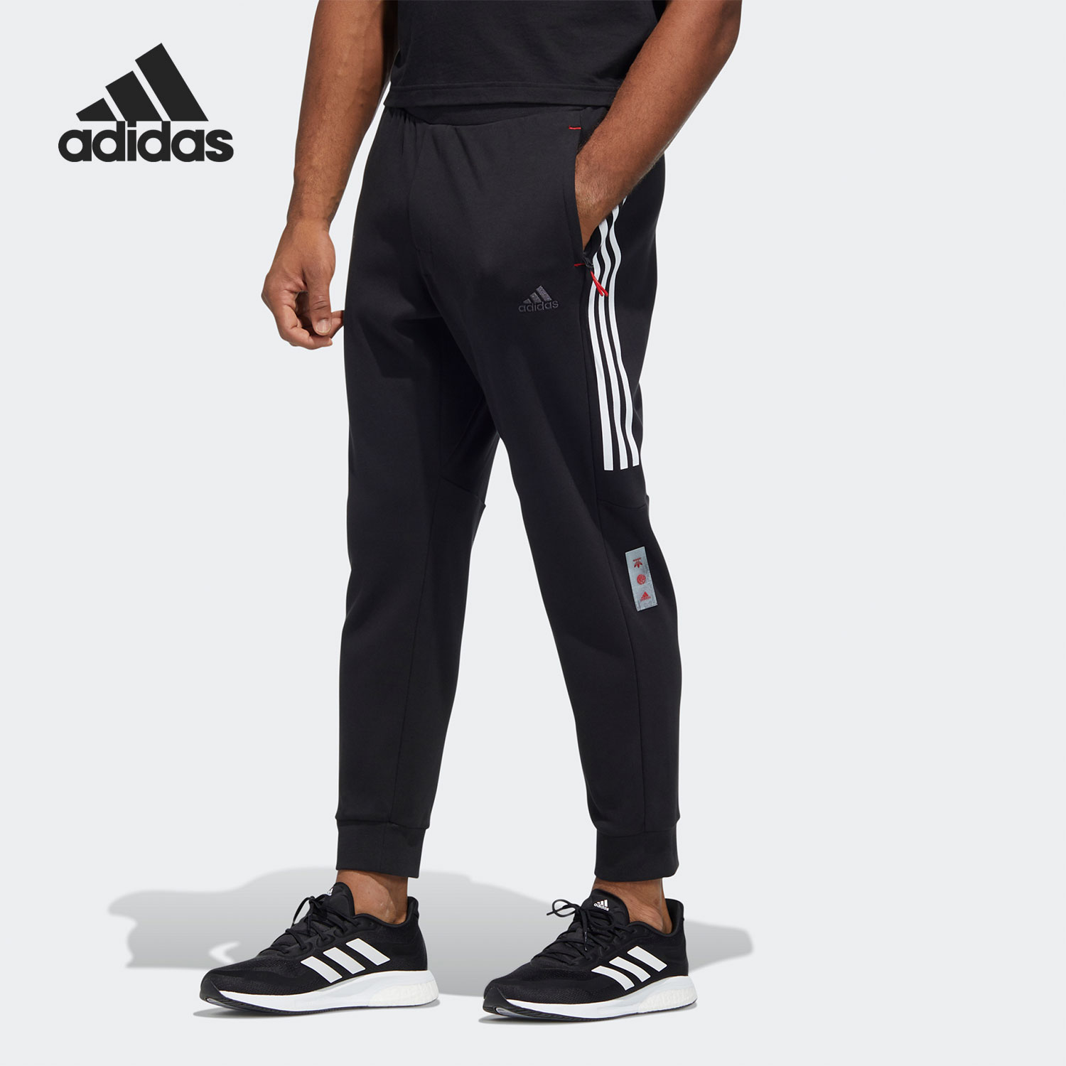 阿迪达斯男子运动训练长裤