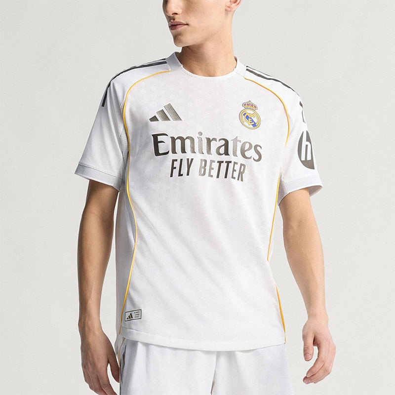 Adidas/阿迪达斯正品2025男士足球比赛经典运动透气短袖JV5918