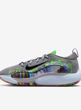Nike/耐克正品IsoFly 儿童耐磨低帮系带轻便缓震篮球鞋HV2281-001