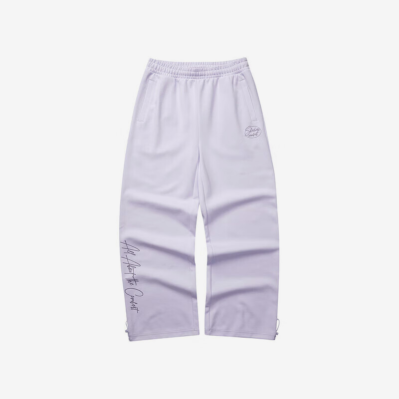 Skechers/斯凯奇正品新款女子简约时尚宽松针织两穿休闲长裤